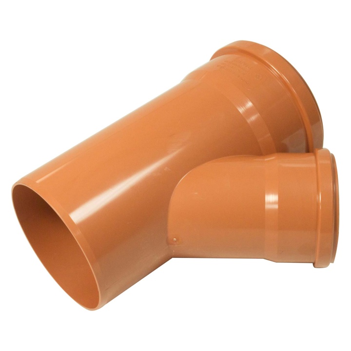 Product image for FloPlast Underground 45° Double Socket Unequal Junction 160 x 110mm
