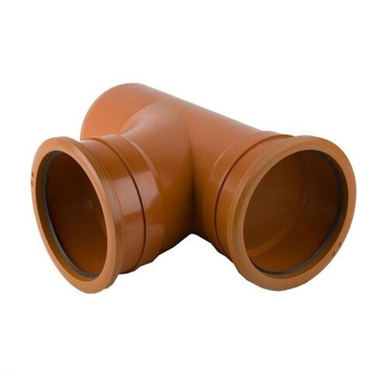 Product image for Brett Martin B7111 160mm x 160mm Double Socket Equal Junction 87.5 Degrees