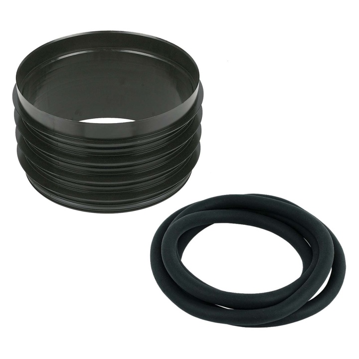 Product image for FloPlast Underground 450mm Chamber Base Riser &amp; Sealing Ring