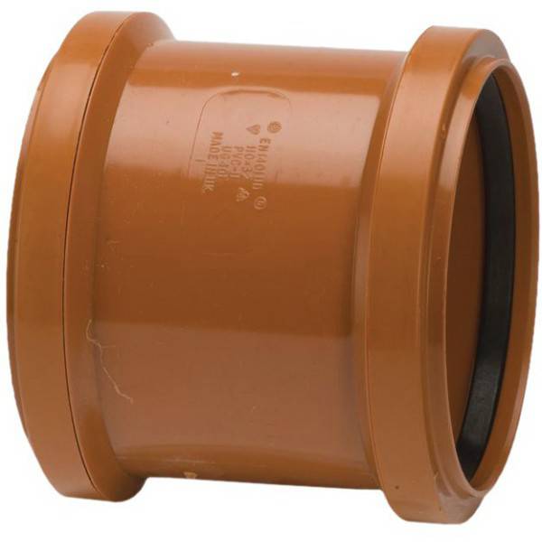 Product image for Polypipe  110mm Slip Coupler D/S