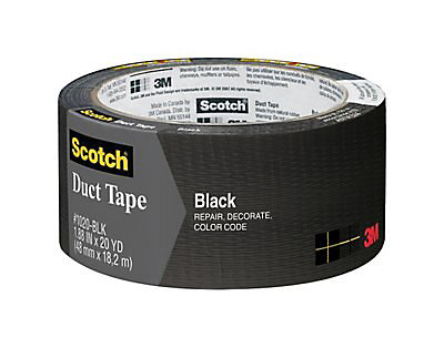 Product image for Scotch Black Tape (L)18.2m (W)48mm