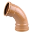 Product image for OsmaDrain Double Socket Short Radius Bend 67.5° 110mm 4D562