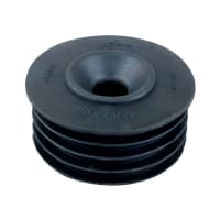 Product image for Wavin OsmaDrain Internal Drain Connector 110mm for 32/40mm Waste Pipe Black