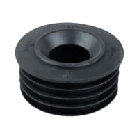 Product image for Wavin OsmaDrain Internal Drain Connector 110mm for 50mm Waste Pipe Black