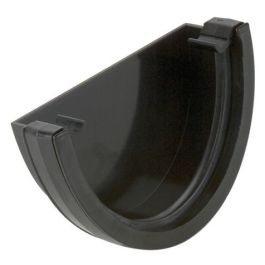 Product image for Brett Martin BR077B 115mm External Gutter Stopend Black