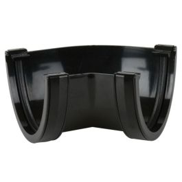 Product image for Brett Martin BR079B 115mm Deepstyle 135 Degree Gutter Angle Black