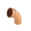 Product image for Osmadrain Drainage Short Radius Bend 67.5 Degree Single Socket 110mm