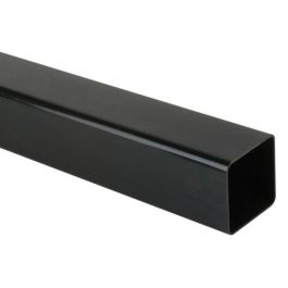 Product image for Brett Martin BR504B 65mm x 5.5m Plain End Square Downpipe Black