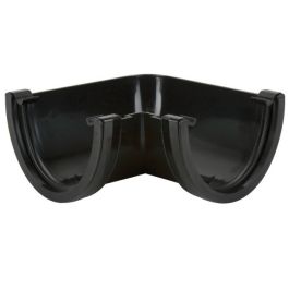 Product image for Brett Martin BR078B 115mm Gutter 90 Degree Angle Black