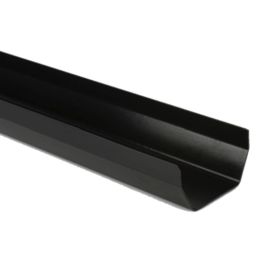 Product image for Brett Martin BR051B 114mm x 2m Square Gutter Black