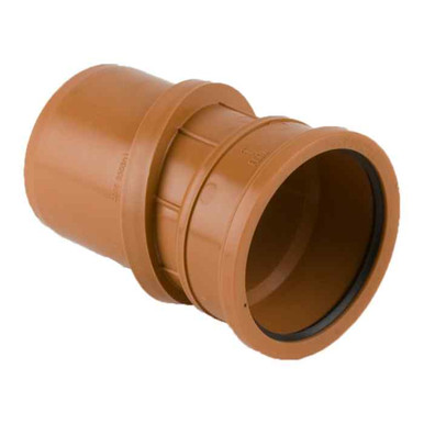 Product image for Brett Martin Underground 110mm Single Socket Bend, Adjustable 0-30 Degrees