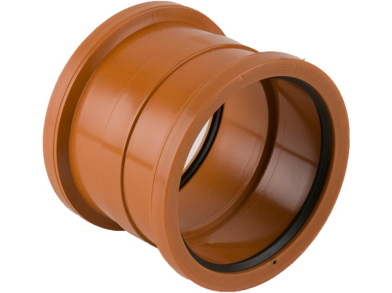 Product image for Brett Martin Underground 160mm Double Socket PVC Coupler