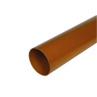 Image of Hunter Underground Plain End Pipe, 3m, 110mm