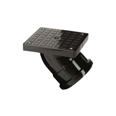 Product image for Polypipe U/G Drain, 110mm, Black, PP Sealed, Square Top, Sock Tail