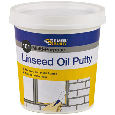 Image of Everbuild 101 Multi-Purpose Linseed Oil Putty, Natural, 2 kg