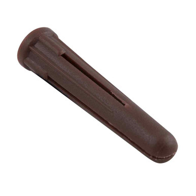 Product image for Unicrimp Qwpb001 Brown Rawl Plug, Pk 100
