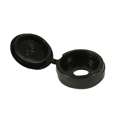 Product image for Hinged Screw Caps - Large - Black