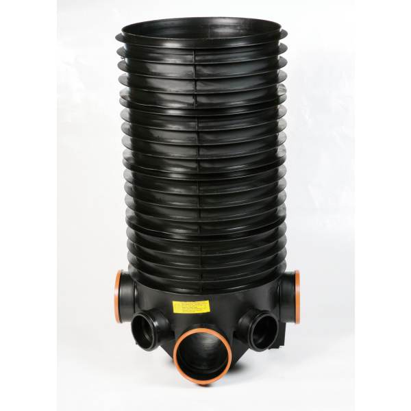 Product image for Polypipe ICDB1 150mm S/drain Inspection Chamber Base Unit 4riser