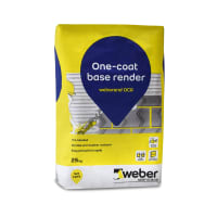 Product image for Weberend OCR One Coat Base Render 25kg Grey