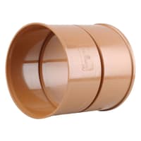 Product image for Osma UltraRib Pipe Coupler 150mm Brown