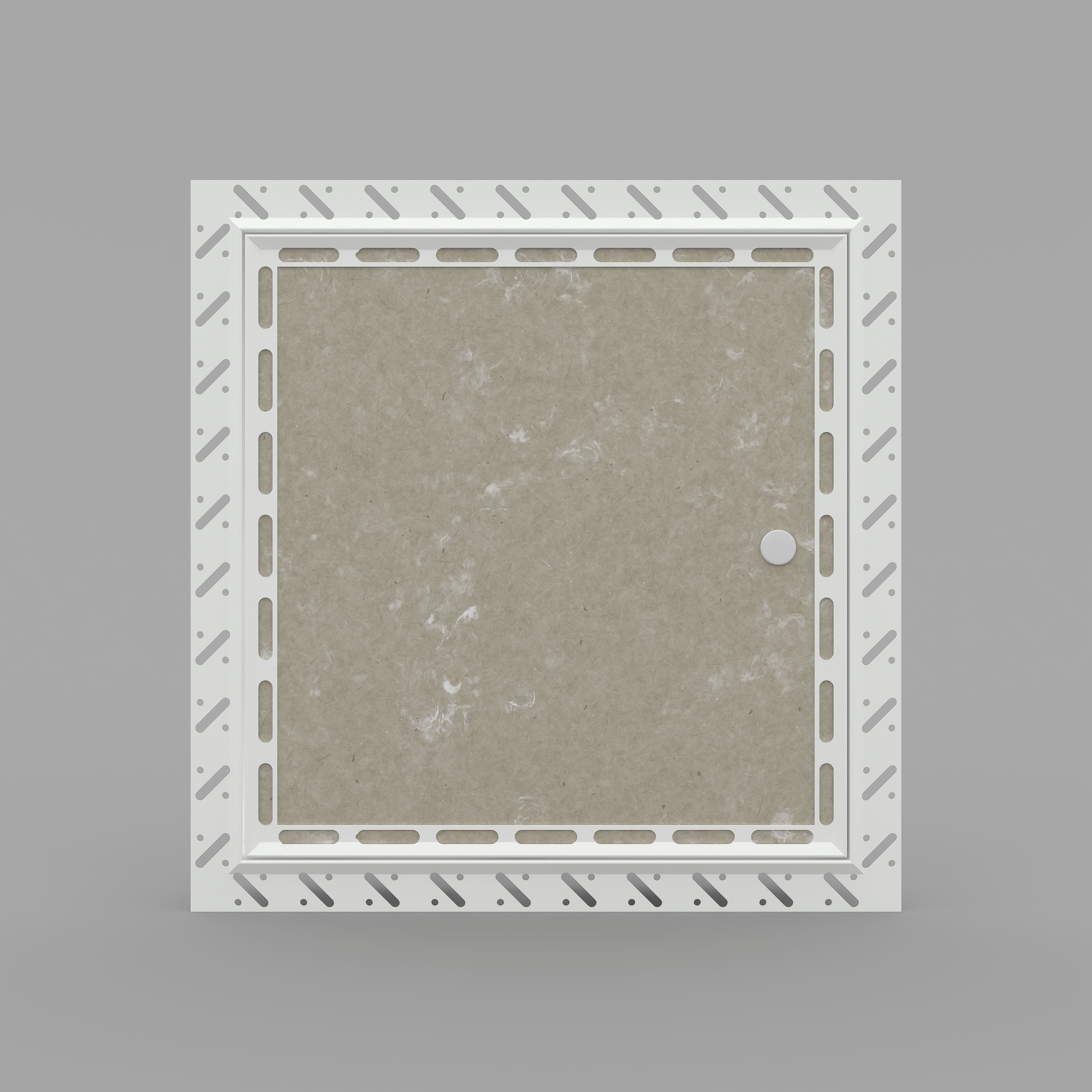 Product image for FlipFix 1 Hour Fire Rated Plasterboard Access Panel | Beaded Frame 450mm x 450mm