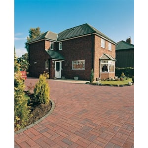 Product image for Marshalls Standard Concrete Block Paving Brindle 200mm X 100mm X 50mm Pv1053000 (minimum Order Qty Of 50 )