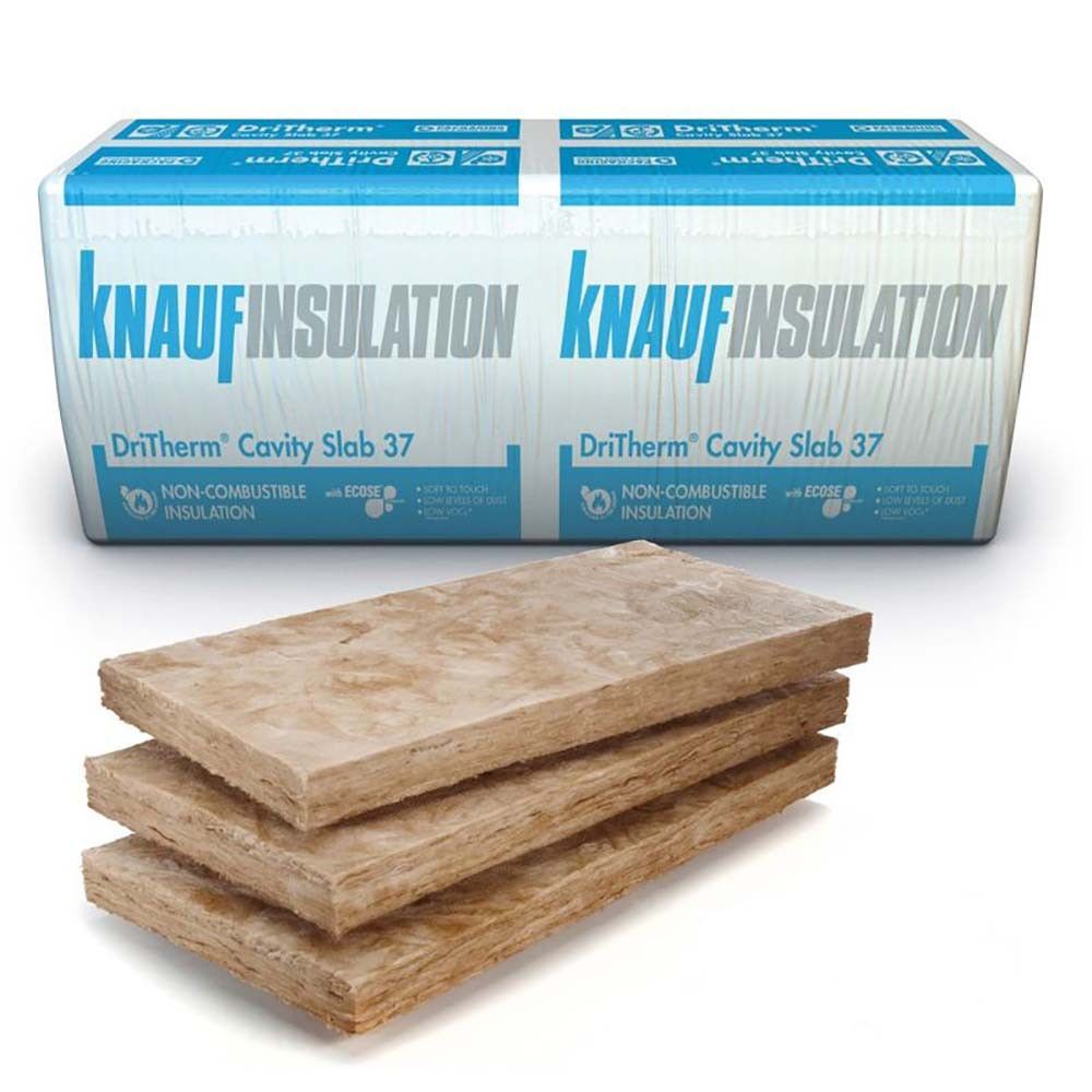 Product image for 65mm Knauf DriTherm Cavity Insulation Slab 37 (5.46m²)