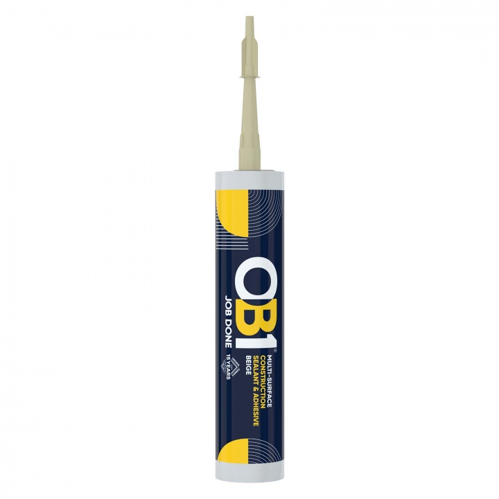 Product image for OB1 Multi-Surface Construction Sealant & Adhesive Anthracite 290ml