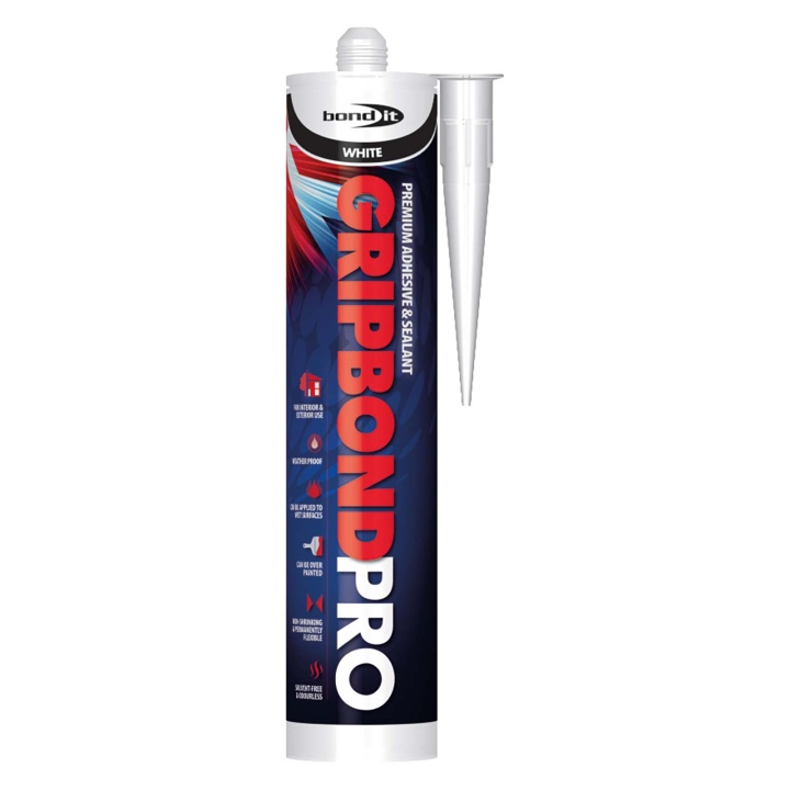 Product image for Gripbond Pro Hybrid Adhesive &amp; Sealant 310ml Black 