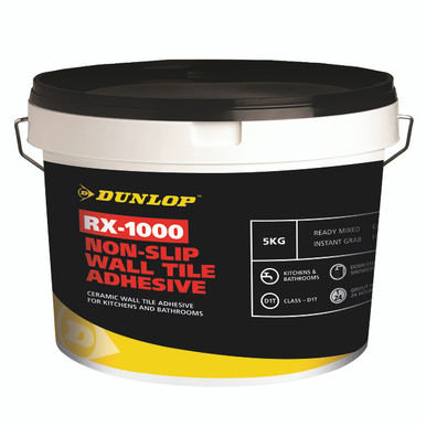 Product image for Dunlop RX-1000 Non-Slip Wall Tile Adhesive 5kg