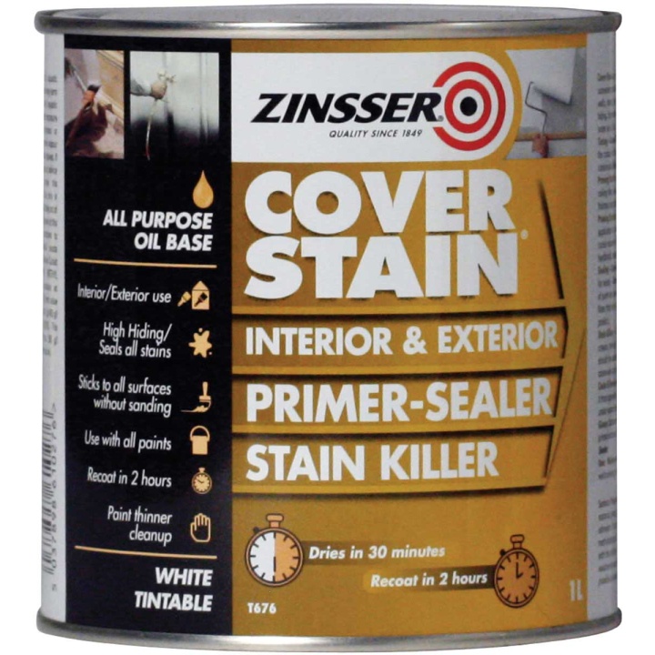 Product image for Zinsser Coverstain Primer 1ltr