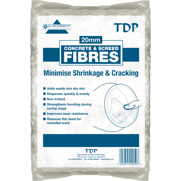 Product image for TDP Concrete & Screed Fibres 900g