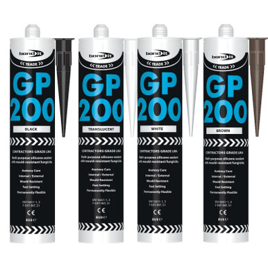 Image of Bond IT General Purpose 200 Silicon Sealant Black 310ML