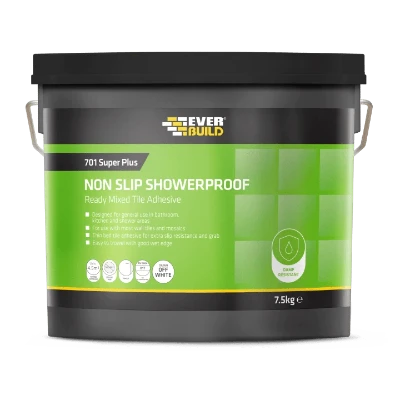 Product image for Everbuild 701 Acrylic Non Slip Tile Adhesive 14Kg