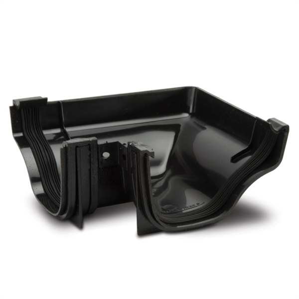 Product image for Gutter External Angle 90 Black 130mm