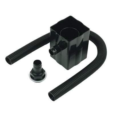 Product image for Square And Round Downpipe Rain Diverter White