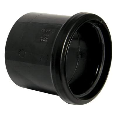 Product image for Ring Seal Soil Coupling Single Socket 110mm Grey