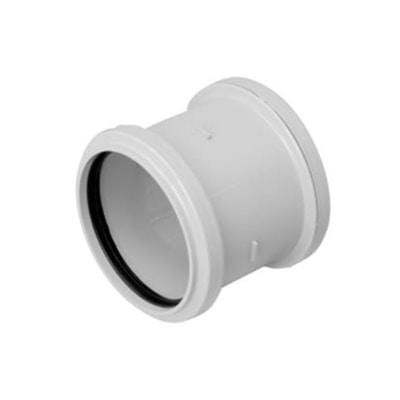 Product image for Ring Seal Soil Coupling Double Socket 110mm Anthracite