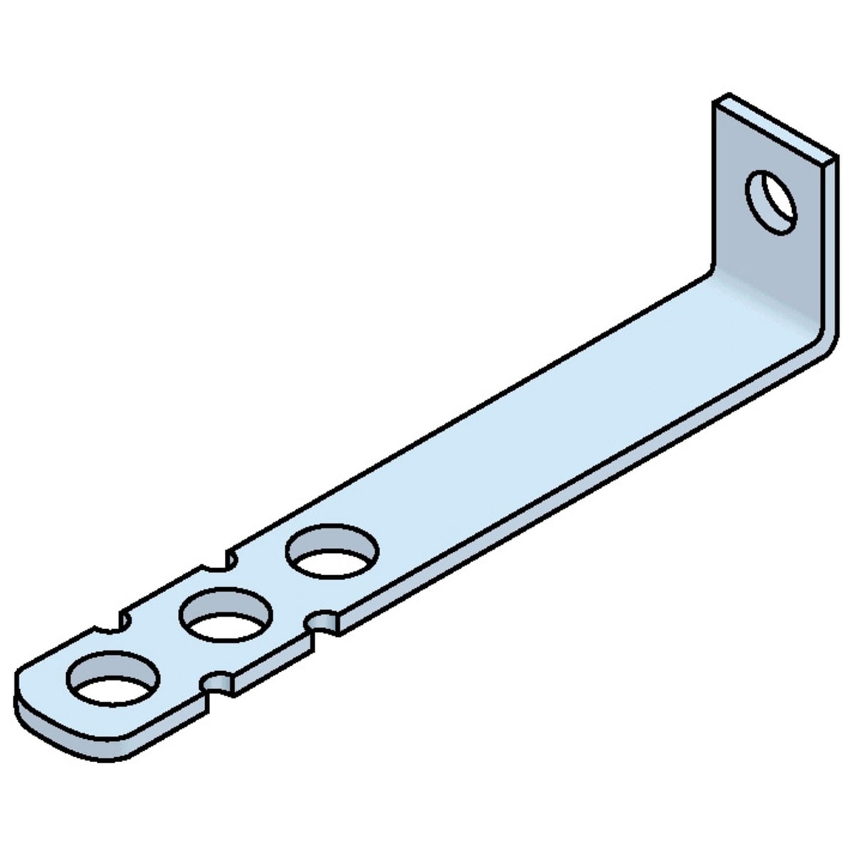Product image for Ancon SPB 125mm Frame Cramp For Concrete, Steelwork Or Masonry Length 125mm For Cavities 45-69mm Single Units