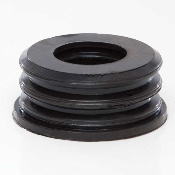 Product image for Soil Rubber Boss Adaptor Black 32mm