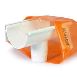 Product image for Gutter Deepflow Running Outlet White