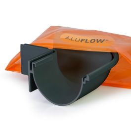 Product image for Gutter Deepflow 90 Deg External Angle Grey
