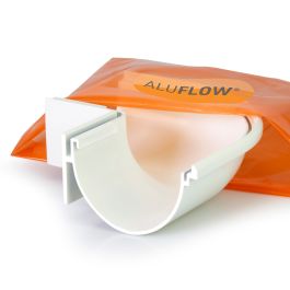 Product image for Gutter Deepflow 90 Deg External Angle White