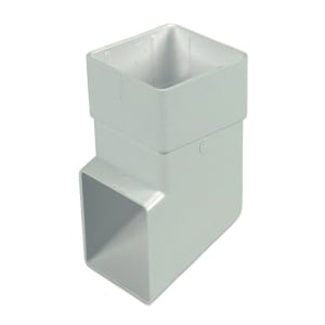 Product image for Square Downpipe Shoe 65mm White