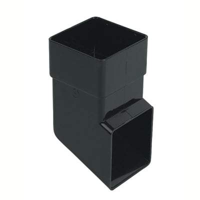 Product image for Square Downpipe Shoe 65mm Brown