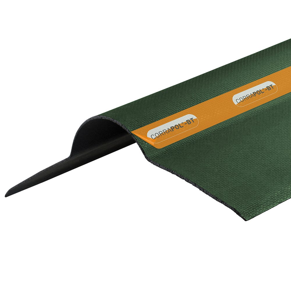 Product image for Corrapol-BT Corrugated Bitumen Ridge 1000mm Green