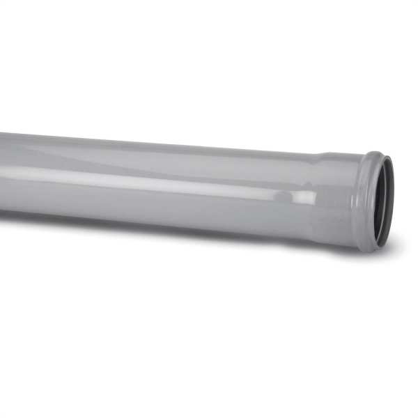 Product image for Ring Seal Soil Pipe 3m Grey 110mm