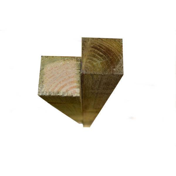 Product image for Easipost 15 1800x75x75mm Incised Post Green FSC