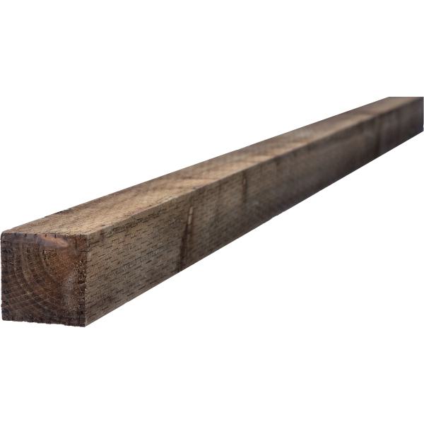 Product image for 100 X 100 X 3000mm UC4 Brown Incised Fence Post
