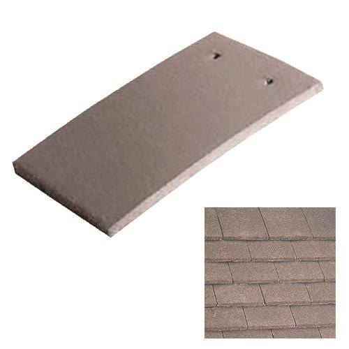 Product image for Marley Concrete Plain Roof Tiles 140 Natural Red (Band of 10)